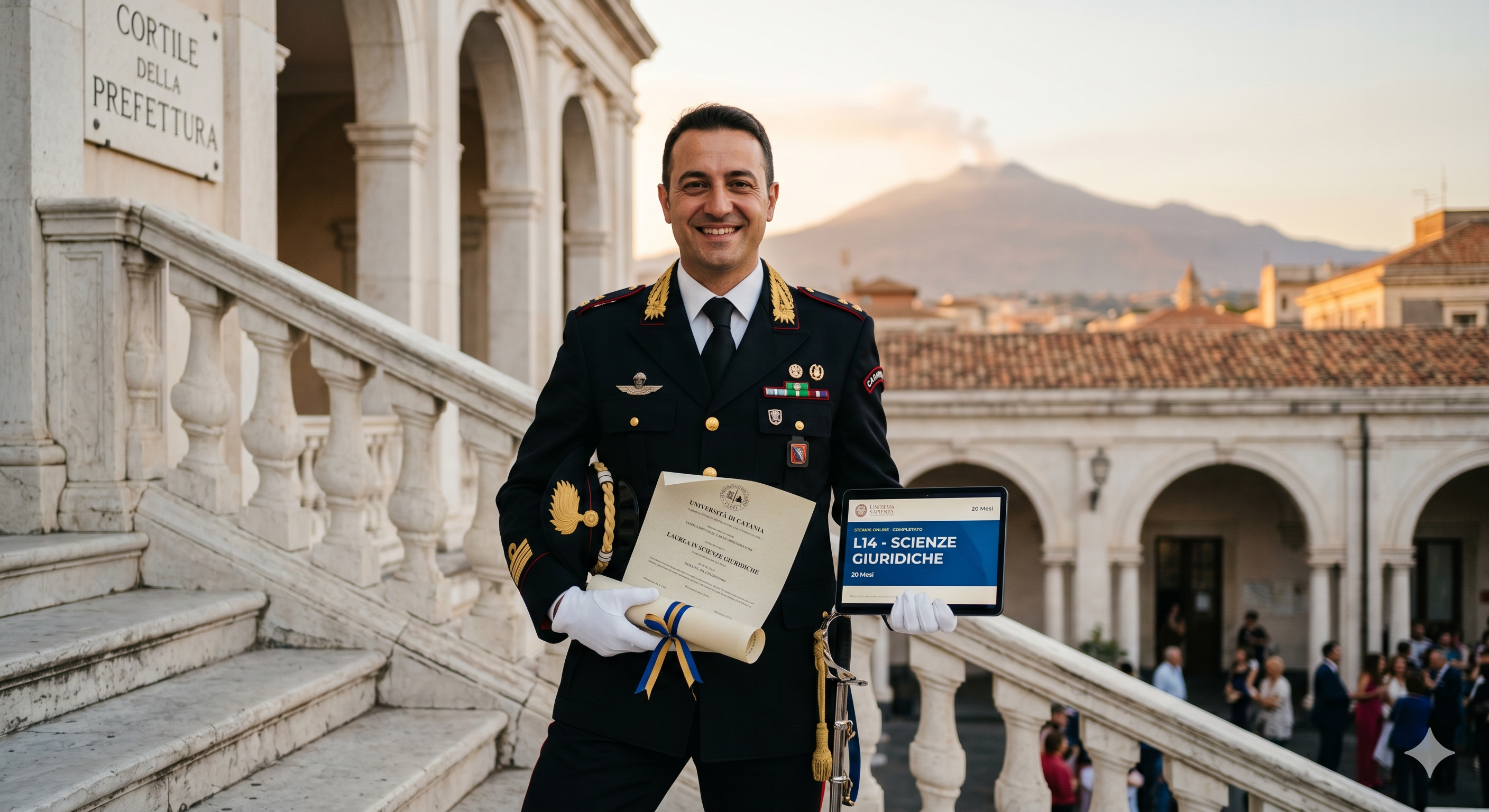 Maresciallo dei Carabinieri con laurea